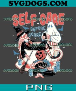 Self Care Scare Club PNG, Horrify Club PNG, Halloween Sweater PNG, Scary Movies PNG
