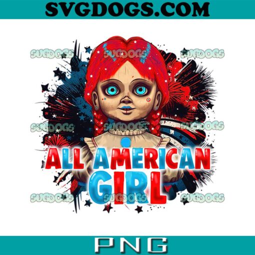 Tiffany chucky All American Girl PNG, Tiffany Chucky 4Th Of July PNG, American Girl PNG