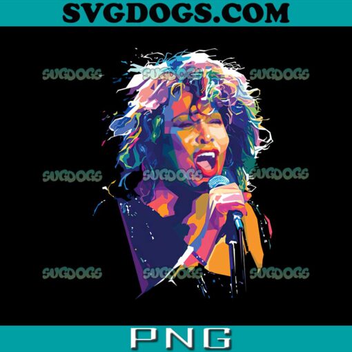 Tina Turner WPAP PNG, Tina Turner PNG, Simply the Best PNG