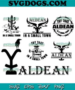 Try That In A Small Town Bundle SVG PNG, Aldean SVG, Jason Aldean Western SVG PNG EPS DXF