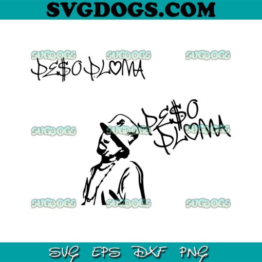 Peso Pluma Bundle SVG PNG, Signature Peso Pluma Rapper SVG, Singer And Rapper SVG PNG EPS DXF
