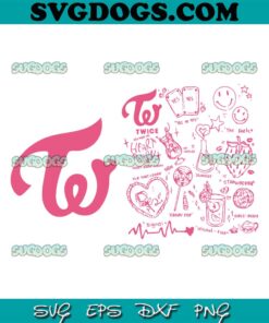 Twice Kpop Album Lyrics Art Tattoo SVG PNG, Kpop Twice SVG PNG EPS DXF