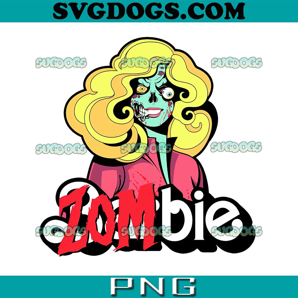 Zom Barbie PNG, Zombie PNG, Zombie Barbie PNG