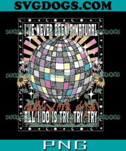 Mirrorball Taylor Swift PNG, I’ve Never Been A Natural All I Do Is Try PNG, Try Disco Light PNG