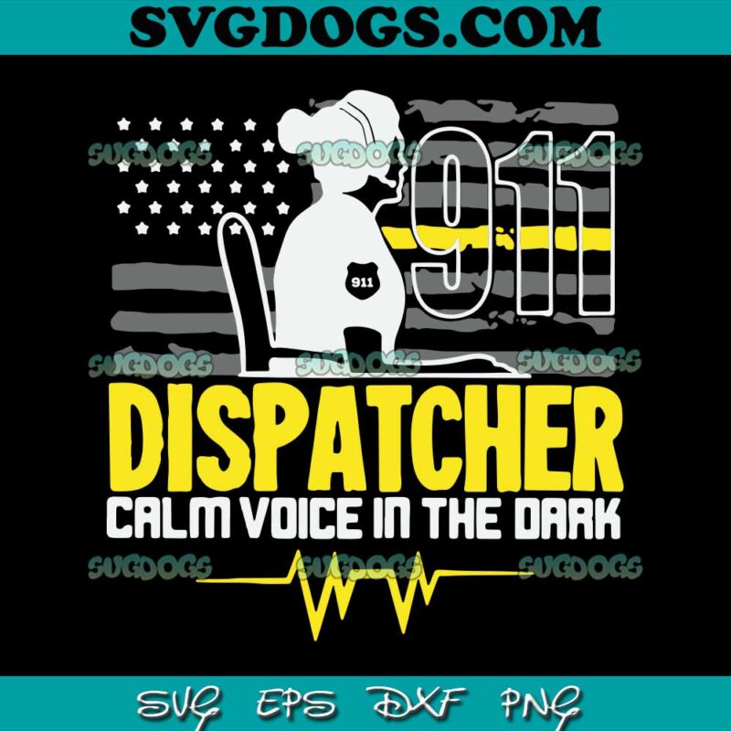 911 Dispatcher Calm Voice In The Dark SVG PNG