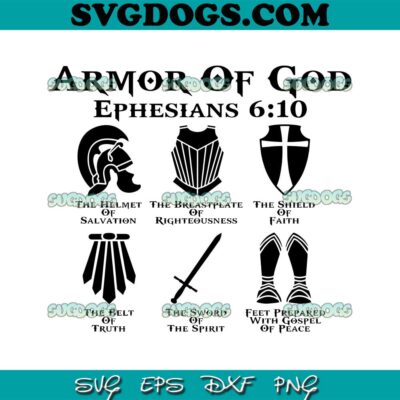 Armor of God Ephesians 6 10 SVG