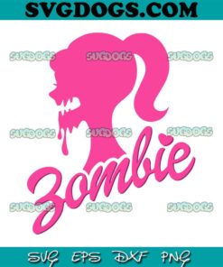Barbie Zombie SVG PNG, Barbie Halloween SVG, Barbie SVG PNG EPS DXF