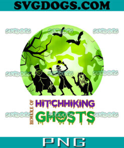Beware Of Hitchhiking Ghosts PNG, Halloween Bat Funny PNG, Haunted Mansion PNG