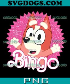 Bingo Barbie PNG, This Barbie Loves To Play PNG, Bingo PNG, Barbie PNG