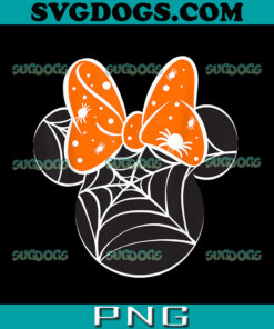 Minnie Spider Web PNG, Disney Mickey & Friends Halloween PNG, Mickey Spider Web PNG