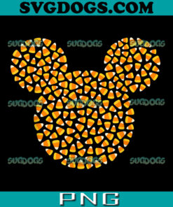 Mickey Mouse Candy Corn Halloween PNG, Minnie Halloween PNG, Candy Corn Mouse PNG