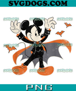 Disney Mickey Mouse Spooky Dracula PNG, Vampire Costume Halloween PNG, Halloween Masquerade PNG