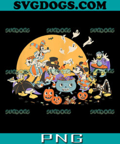 Disney Mickey And Friends Halloween PNG, Mickey Mouse And Friends PNG, Disney Halloween PNG