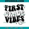 Second Grade Vibes SVG, Retro School Toddler SVG, 2nd Grade Vibes Back To School Kids SVG PNG EPS DXF