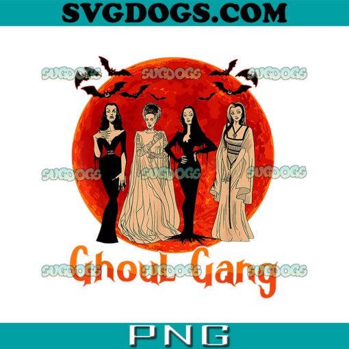 Ghoul Gang PNG, Ghoul Gang Horror Goth Queens Halloween Bride PNG, Horror Movie PNG