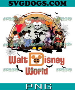 Mickey Horror Friend Character PNG, Walt Disney World PNG, Mickey Funny Balloon Halloween PNG