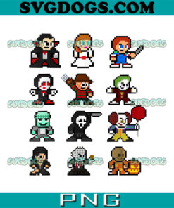 Pixel Art 8 PNG, Bit Horror Halloween Scary Character Video Games PNG, Horror PNG