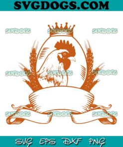 Chicken Royal Cock Logo SVG PNG, Rooster Chicken SVG PNG EPS DXF