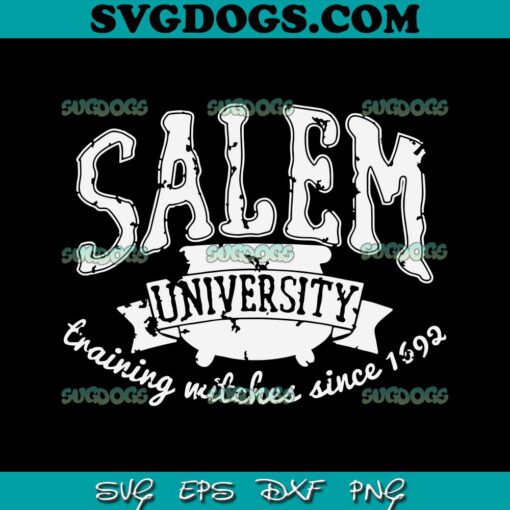 Salem University Training Witches since 1692 Team SVG PNG, Salem Witch SVG, 1692 Salem SVG PNG EPS DXF