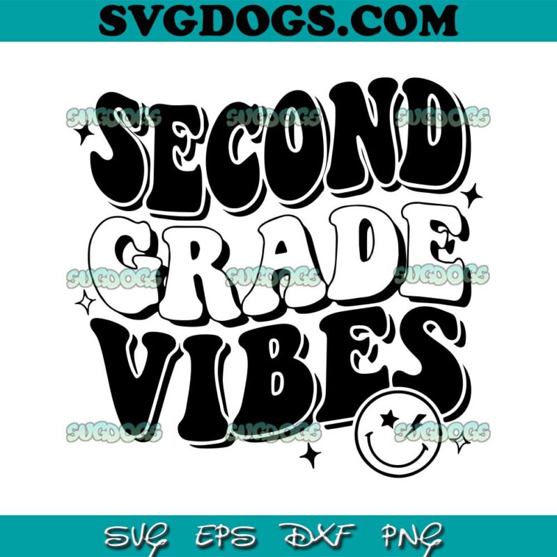 Second Grade Vibes SVG #1