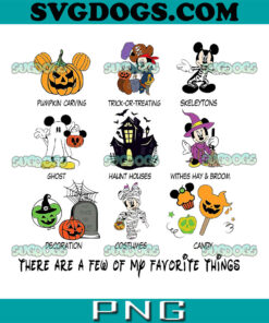 There Are A Few of My Favorite Things PNG, Disney Pumpkin PNG, Disney Spooky PNG, Halloween Ghost PNG