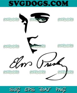 Elvis Presley Lovers SVG PNG, Elvis Face SVG, King Of Rock SVG PNG EPS DXF