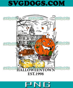 Halloween Town EST 1988 PNG, Halloween Pumpkin PNG, University Halloween PNG