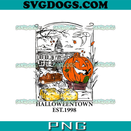 Halloween Town EST 1988 PNG, Halloween Pumpkin PNG, University Halloween PNG