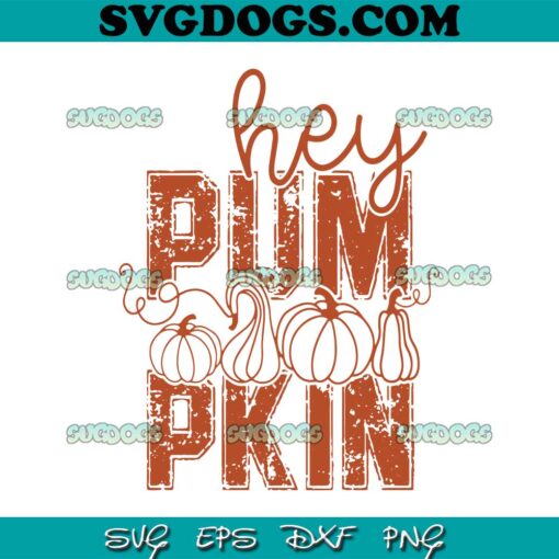 Hey Pumpkin SVG PNG, Halloween Pumpkin Season SVG, Halloween SVG PNG EPS DXF