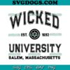 Wiccan Witches Uniersity Salem Massachusetts Witch SVG PNG, Witches Est 1692 SVG, Salem SVG PNG EPS DXF