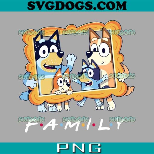 Bluey Family Friends PNG, Bluey Bingo Friends PNG, Bluey PNG