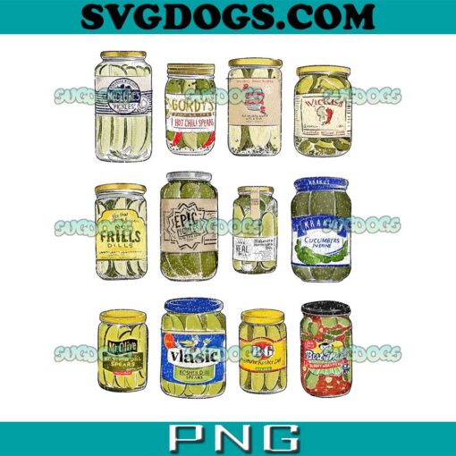 Canned Pickles Lover PNG, Pickle Slu PNG, Slut Painting PNG
