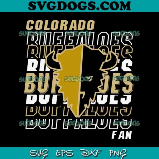 Colorado Buffaloes Football Fans SVG PNG, Comfort Colors NCAA SVG, Prime Coach SVG PNG EPS DXF