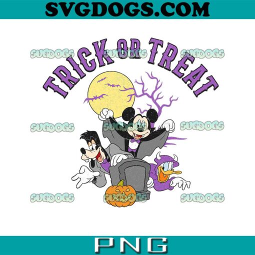 Disney Mickey And Friends Halloween PNG, Pumpkin Mickey & Minnie PNG, Trick Or Treat PNG