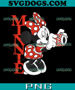Minnie Mouse With Camera Polka Dot Day PNG, Disney Dot Day PNG, Minnie Mouse PNG