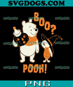 Winnie The Pooh Halloween PNG, Pooh Boo Halloween PNG, Funny Pooh PNG
