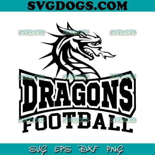 Dragons Football SVG PNG, Football  SVG, Dragon SVG PNG EPS DXF