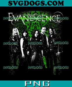 Evanescence PNG, Band Photo Green PNG, Evanescence American Rock Band PNG