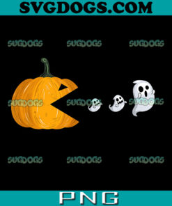 Pumpkin Chasing Ghosts PNG, Halloween Pumpkin PNG, Ghosts PNG, Ghost PNG