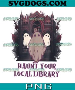 Ghost Haunt Your Local Library PNG, Ghost PNG, Halloween PNG