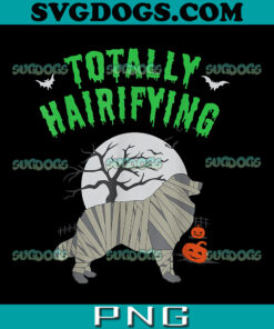 Great Pyrenees Hairifying Halloween PNG, Totally Hairifying PNG, Dog PNG