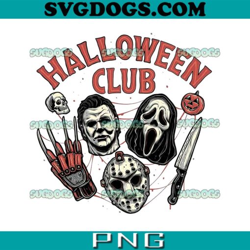 Halloween Club PNG, Jason Voorhees PNG, Michael Myers PNG, Scream PNG, Horror Movie PNG