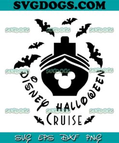 Disney Halloween Cruise SVG PNG, Trick Or Treat SVG, Spooky Vibes SVG, Boo SVG PNG EPS DXF