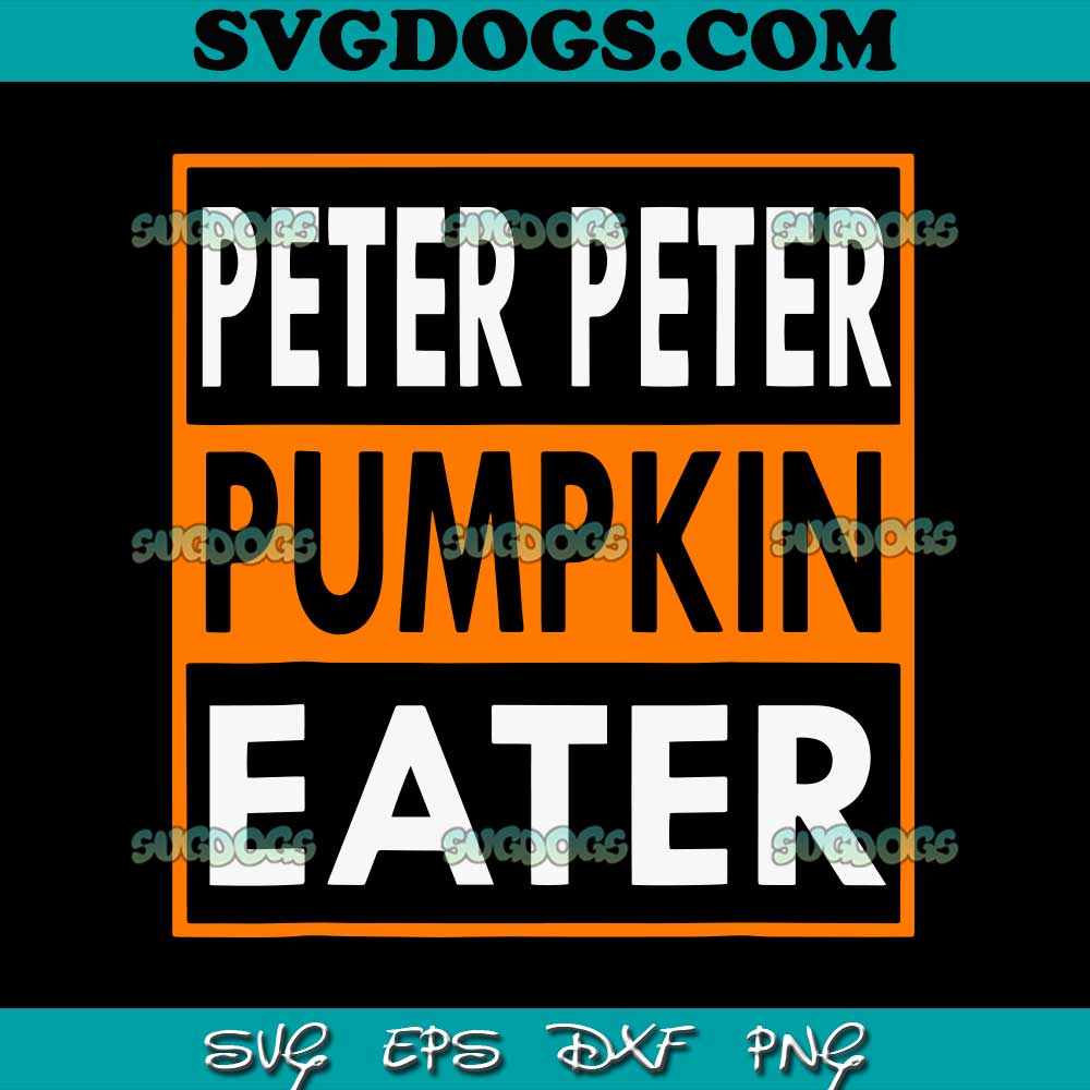 Halloween Peter Pumpkin Eater SVG PNG DXF EPS