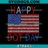 Happy Dot Day Svg, Funny Polka Dot Baseball PNG
