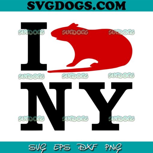 I Rat NY SVG PNG, I Love Rats New York SVG, Rat SVG PNG EPS DXF