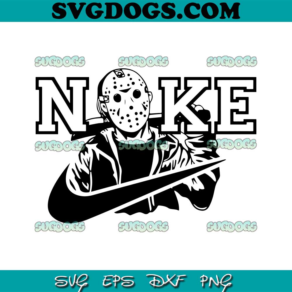 Jason Voorhees Sport SVG PNG, Horror Movie Knives SVG, Halloween SVG PNG EPS DXF