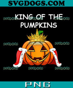 King Of the Pumpkins PNG, Jackolantern Shirt Adult PNG, Halloween PNG