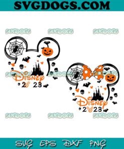 Minnie Mouse Trick Or Treat SVG PNG, Let’s Trick or Treat Down Main Street SVG, Disney Halloween 2023 SVG PNG EPS DXF