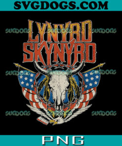 Lynyrd Skynyrd PNG, Americana Steer Skull PNG, Music Band Lynyrd Skynyrd PNG